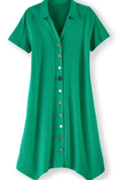 Best Soft Surroundings Danielle Button Dress