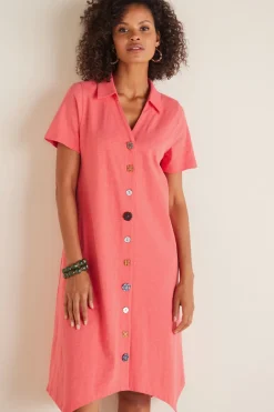 Best Soft Surroundings Danielle Button Dress