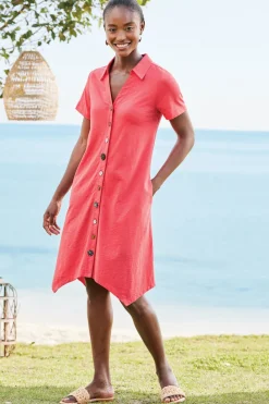 Best Soft Surroundings Danielle Button Dress