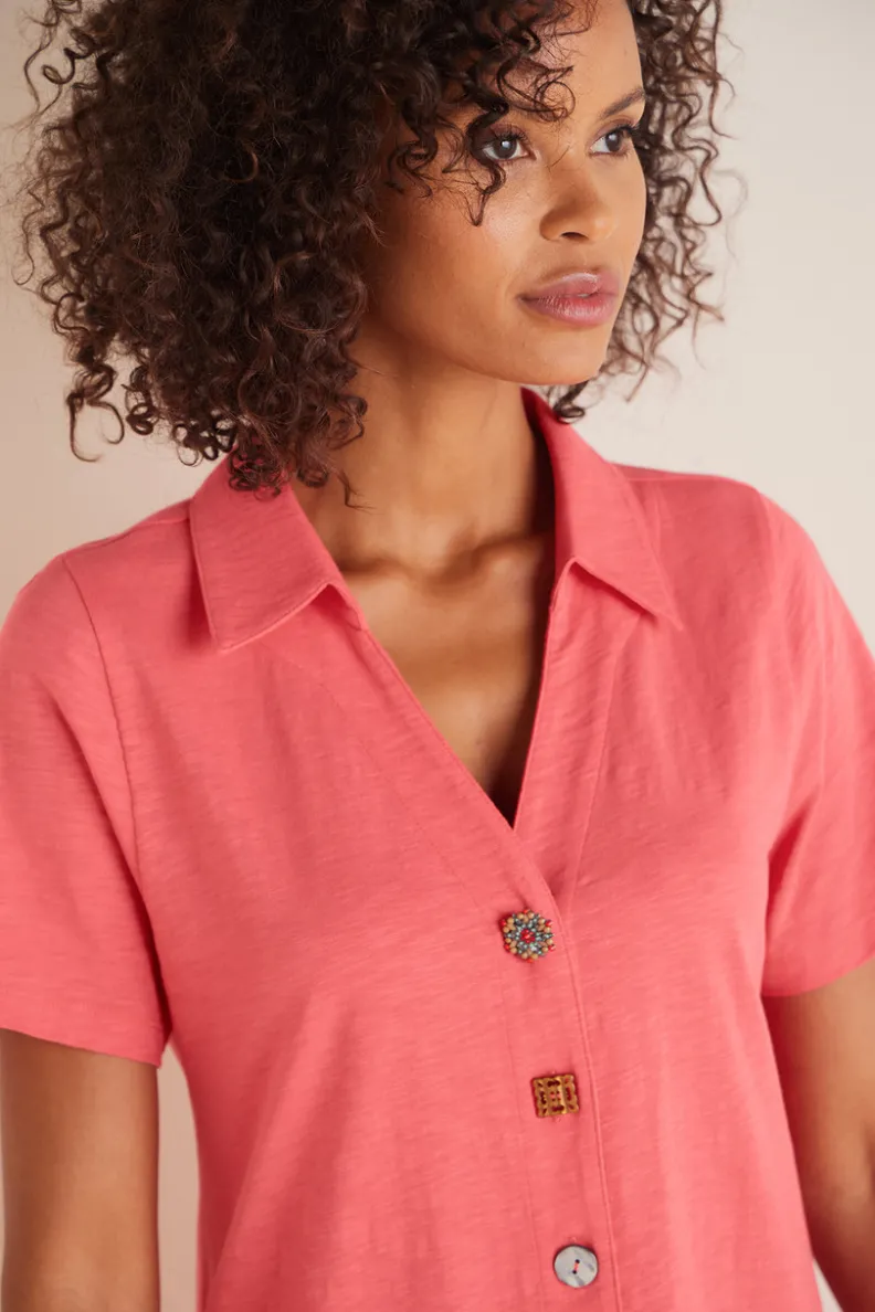 Best Soft Surroundings Danielle Button Dress