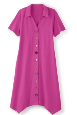 Best Soft Surroundings Danielle Button Dress
