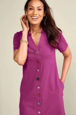 Best Soft Surroundings Danielle Button Dress