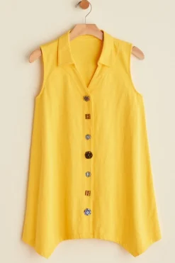 Fashion Soft Surroundings Danielle Button Tank