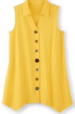 Fashion Soft Surroundings Danielle Button Tank