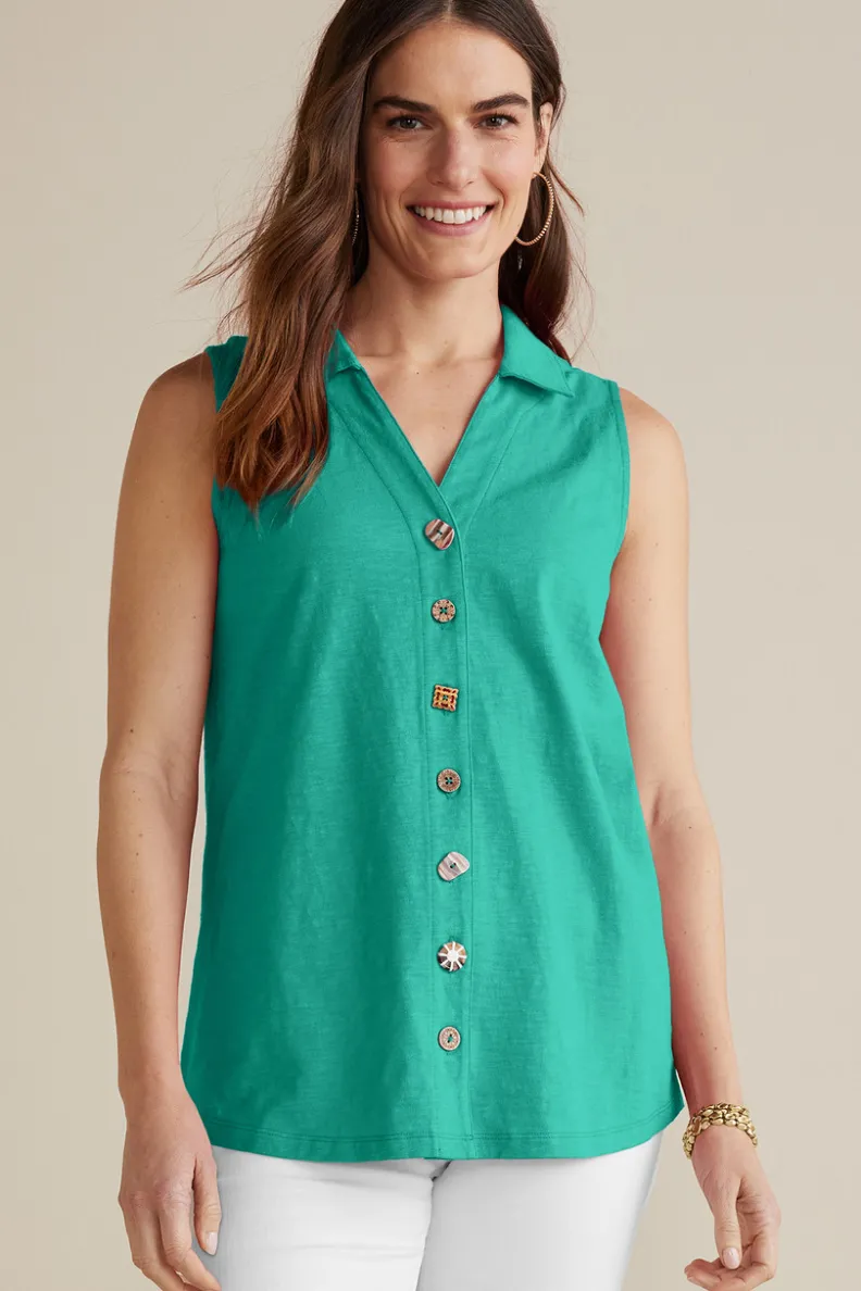 New Soft Surroundings Danielle Sleeveless Tunic