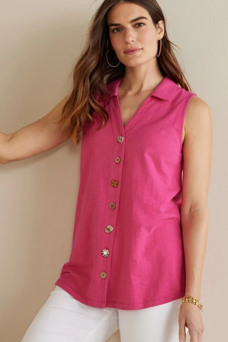 New Soft Surroundings Danielle Sleeveless Tunic