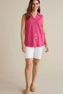 New Soft Surroundings Danielle Sleeveless Tunic