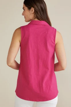 New Soft Surroundings Danielle Sleeveless Tunic