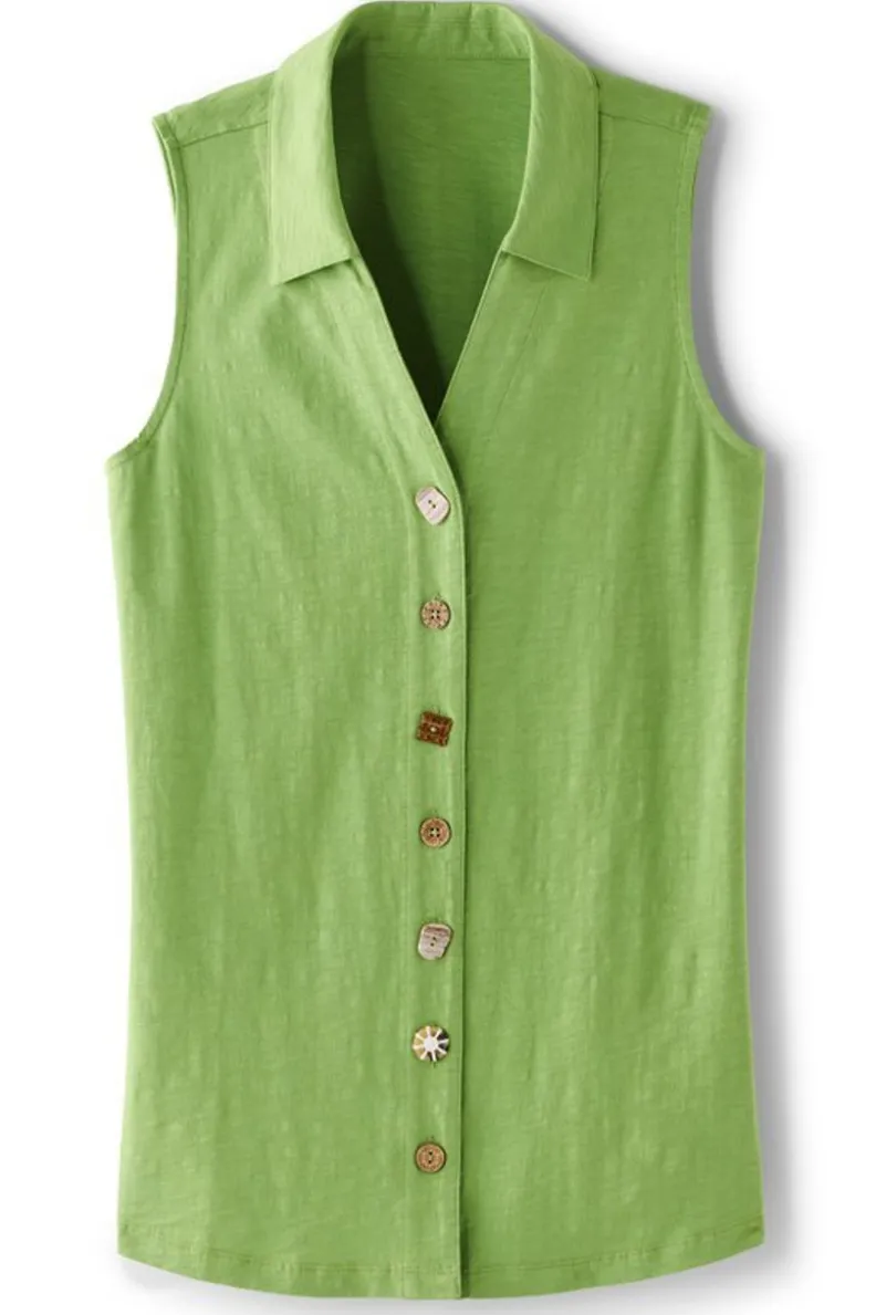 New Soft Surroundings Danielle Sleeveless Tunic