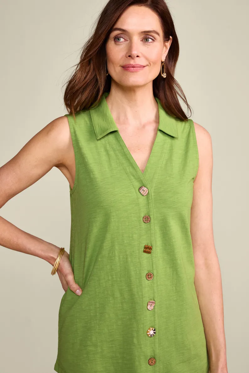 New Soft Surroundings Danielle Sleeveless Tunic