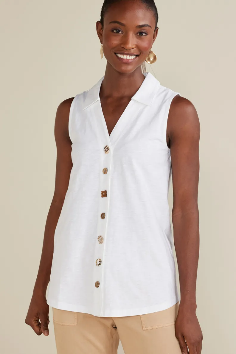 New Soft Surroundings Danielle Sleeveless Tunic