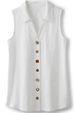 New Soft Surroundings Danielle Sleeveless Tunic