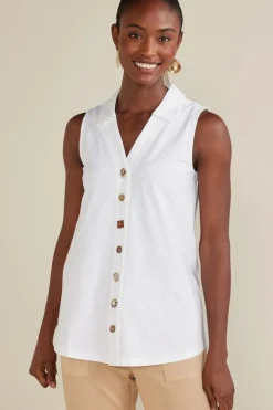 New Soft Surroundings Danielle Sleeveless Tunic