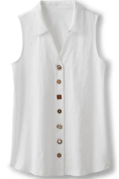 New Soft Surroundings Danielle Sleeveless Tunic