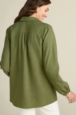 Discount Soft Surroundings Delaine Tencel™ Tunic LodenGreen