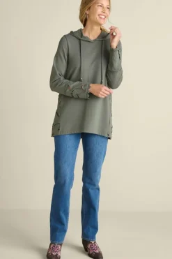 Hot Soft Surroundings Dionne Top Olive