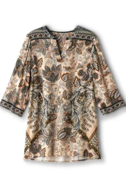 Clearance Soft Surroundings Dona 3/4 Sleeve Tunic ScandinavianScarf