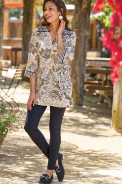 Clearance Soft Surroundings Dona 3/4 Sleeve Tunic ScandinavianScarf