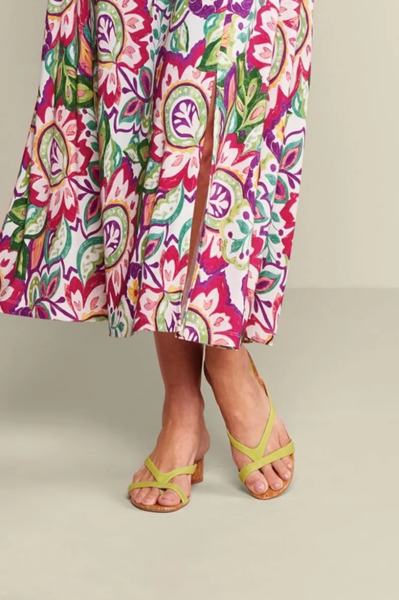 Discount Soft Surroundings Donald Pliner Mida Cork Heel Slide