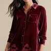 Best Soft Surroundings Eden Velvet and Lace Shirt