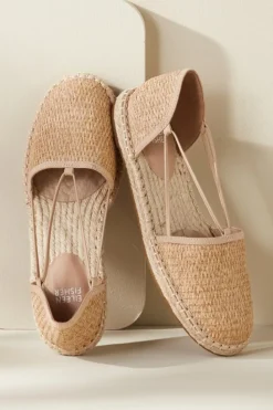 Sale Soft Surroundings Eileen Fisher Lee Raffia Stretch Espadrille Natural
