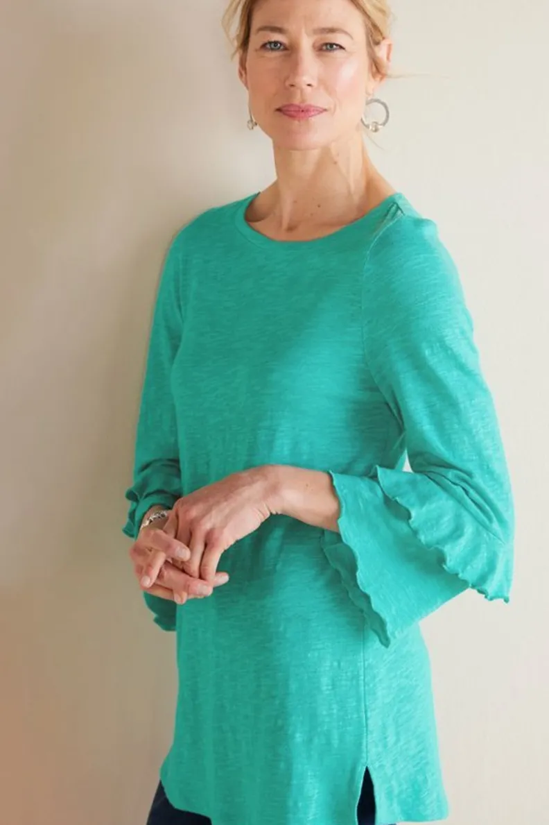 Sale Soft Surroundings Erin Linen Blend Tunic