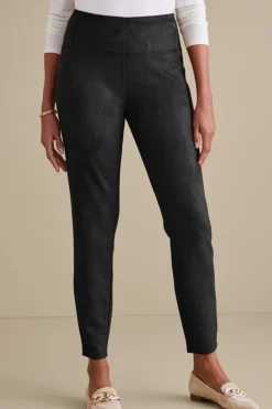 Best Soft Surroundings Faux Suede Pull-On Leggings