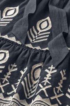 Fashion Soft Surroundings Fernanda Midi Dress Black