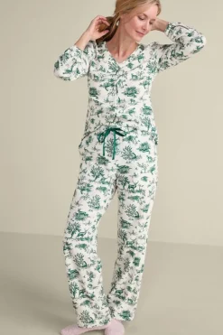 Hot Soft Surroundings Festive Finley Sleep Set