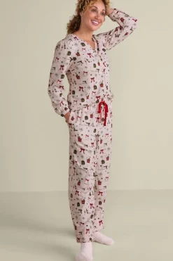 Hot Soft Surroundings Festive Finley Sleep Set