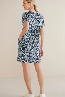 Online Soft Surroundings Fina French Terry Short Dress
