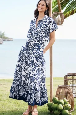 Fashion Soft Surroundings Gia Maxi Skirt FijiFloral