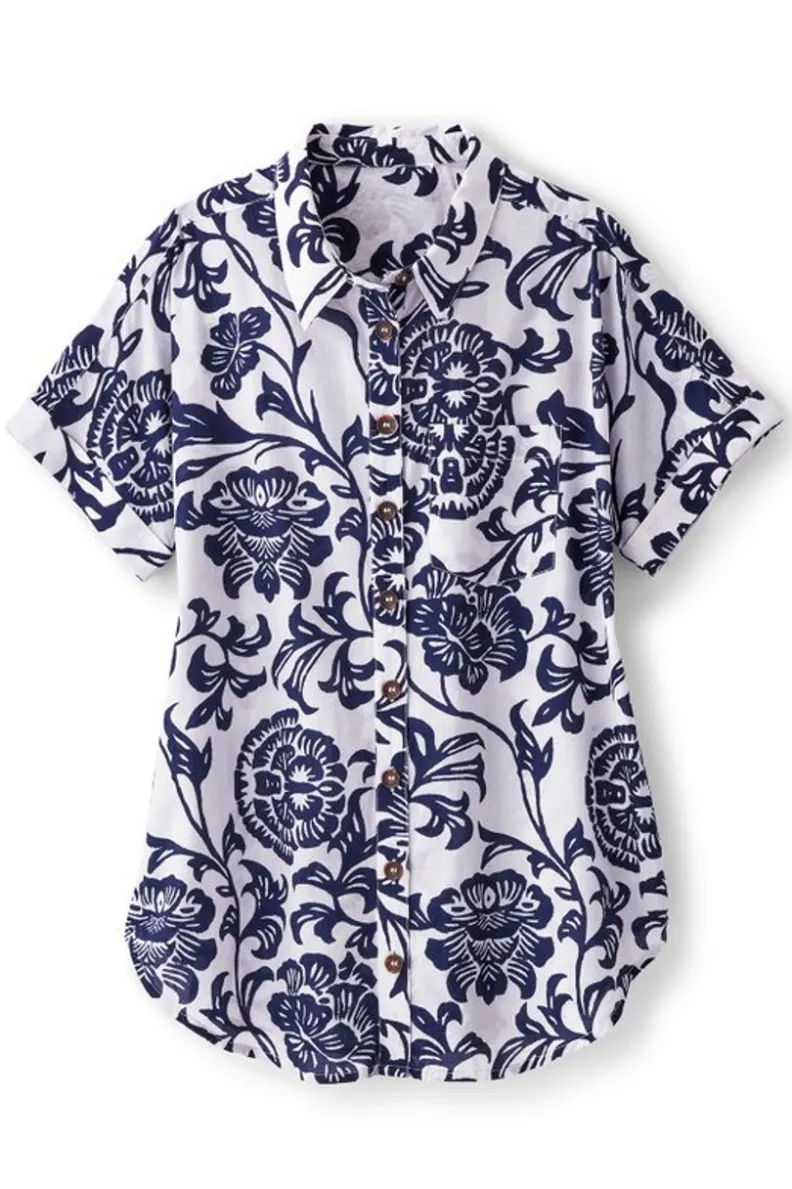 Sale Soft Surroundings Gia Top FijiFloral