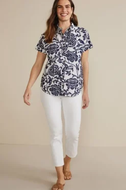 Sale Soft Surroundings Gia Top FijiFloral