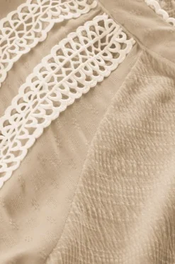 Sale Soft Surroundings Halle Short Sleeve Top LightTaupe