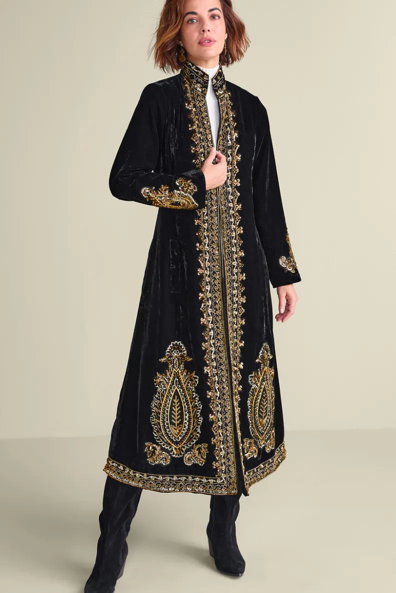 New Soft Surroundings Heritage Duster Black