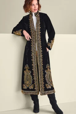 New Soft Surroundings Heritage Duster Black