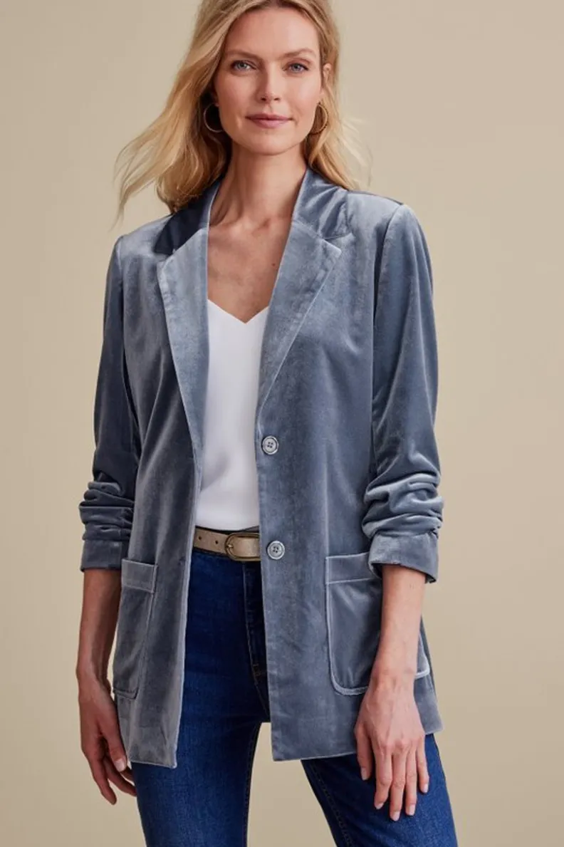 Clearance Soft Surroundings Holly Velvet Blazer