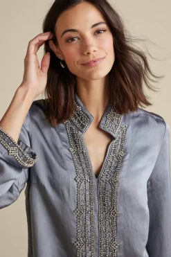 Outlet Soft Surroundings Icon Colette Tunic MoroccanEmbellishment