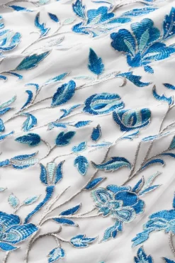 Hot Soft Surroundings Imani Maxi Skirt BlueDreamEmbroidery