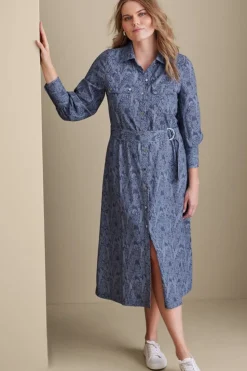 Clearance Soft Surroundings Irina Dress NightshadowBlue