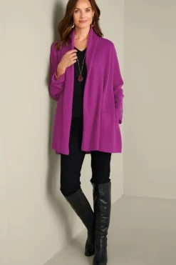 Hot Soft Surroundings Izzy Cashmere Long Cardigan