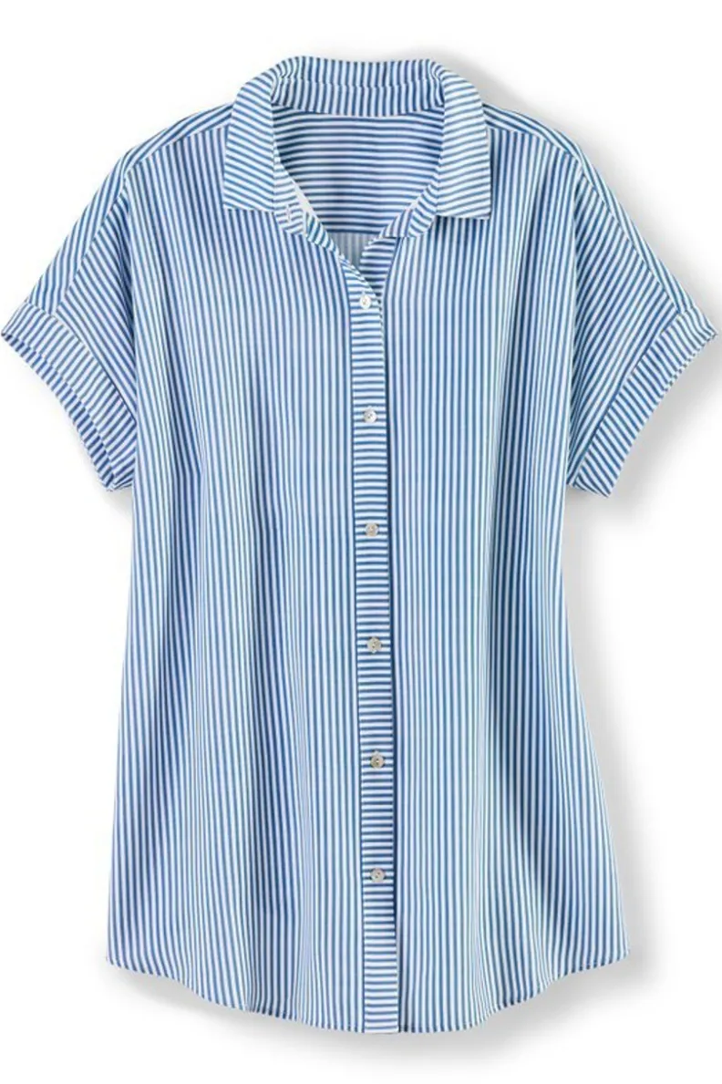 New Soft Surroundings Je Veux Tencel™ Shirt