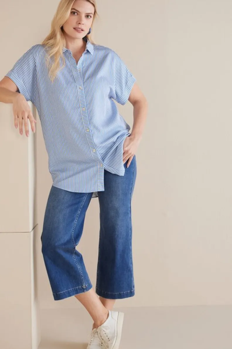 New Soft Surroundings Je Veux Tencel™ Shirt