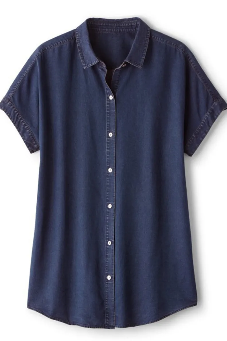 New Soft Surroundings Je Veux Tencel™ Shirt