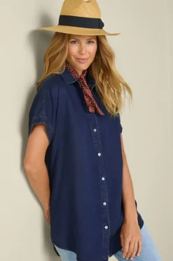New Soft Surroundings Je Veux Tencel™ Shirt