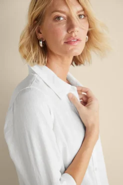 Fashion Soft Surroundings Jordan Linen Blend Shirt