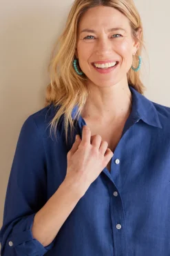 Fashion Soft Surroundings Jordan Linen Blend Shirt