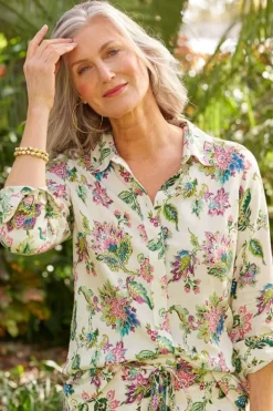 Fashion Soft Surroundings Jordan Linen Blend Shirt