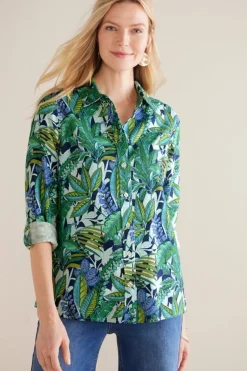 Fashion Soft Surroundings Jordan Linen Blend Shirt